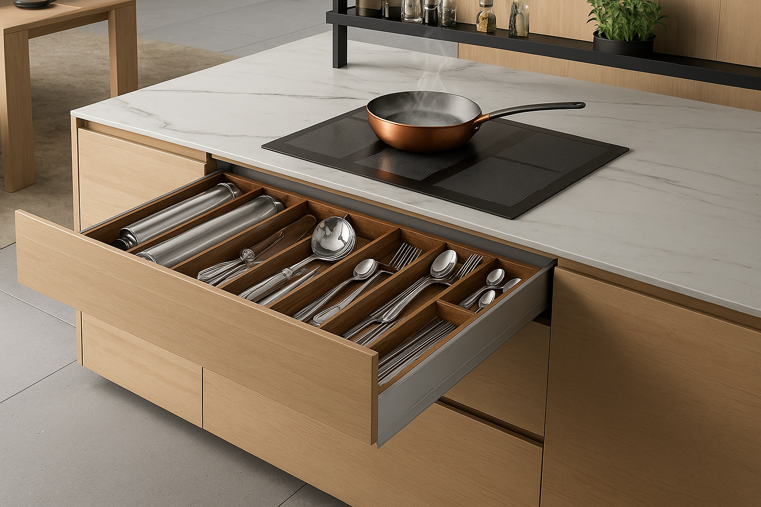 panoramic induction hobs 90cm